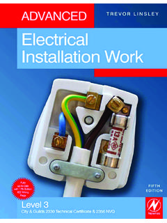 Advanced Electrical Installation Work - Directory UMM