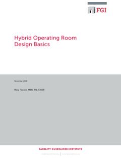 Hybrid Operating Room Design Basics - FGI