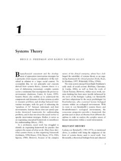 Systems Theory - SAGE Publications Inc