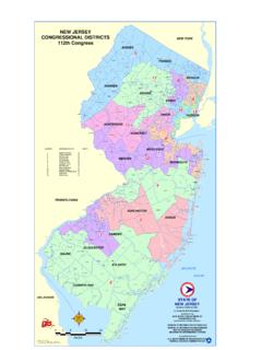 NEW JERSEY CONGRESSIONAL DISTRICTS