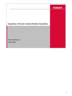 Acquisition of Former Lehman Brothers Operations (PDF)