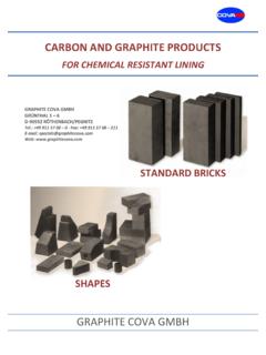 CARBON AND GRAPHITE PRODUCTS
