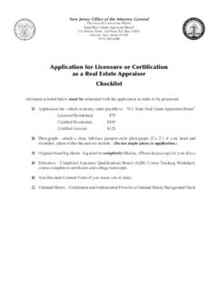 Application for Licensure or Certification as a Real ...