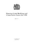 Planning (Listed Buildings and Conservation Areas) …