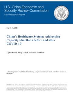 China’s Healthcare System: Addressing Capacity Shortfalls ...