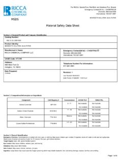 MSDS Material Safety Data Sheet - Broward College