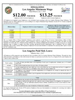 Los Angeles Minimum Wage - wagesla.lacity.org