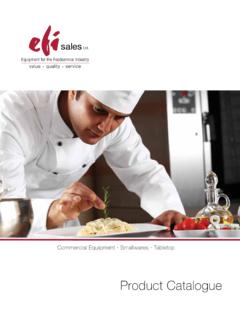 Equipment for the Foodservice Industry - efifoodequip.com