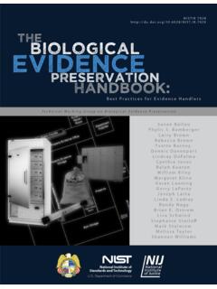 The Biological Evidence Preservation Handbook: Best ...