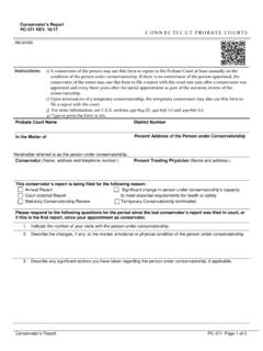 Conservator’s Report PC-371 REV 1/19 ... - CT Probate Courts