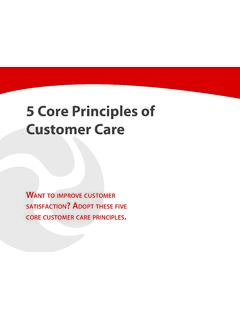 5 Core Principles of Customer Care - crmxchange.com