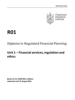 Diploma in Regulated Financial Planning