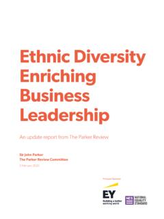 Ethnic Diversity Enriching Business Leadership - EY