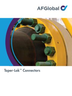 Taper-Lok Connectors - AFGlobal