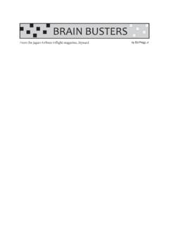 BRAIN BUSTERS - math puzzle