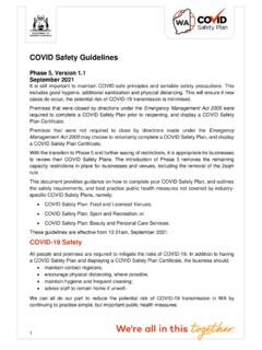 Safety Plan - wa.gov.au