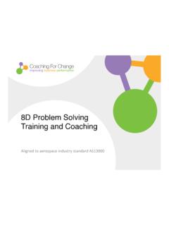 8D Problem Solving Training and Coaching