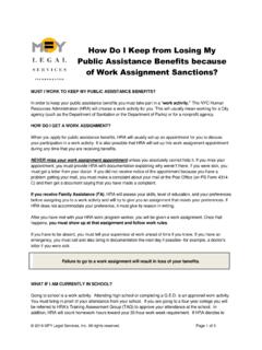 How Do I Keep from Losing My Public Assistance Feb. 2016