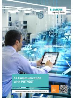 S7 Communication with PUT/GET - Siemens