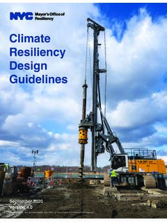 Climate Resiliency Design Guidelines - New York City