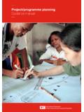 Project/programme planning Guidance manual - IFRC