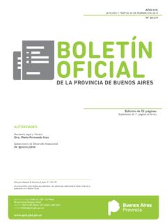 DE LA PROVINCIA DE BUENOS AIRES - gob.gba.gov.ar