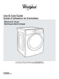 Use &amp; Care Guide - Whirlpool