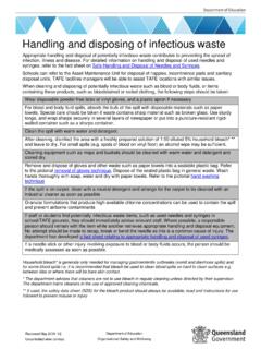 Handling and disposing of infectious waste - Education