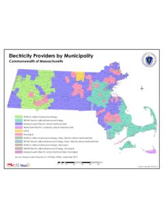 Electricity Providers by Municipality - Massachusetts