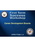 Career Development Boards - United States Navy