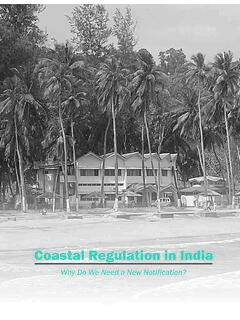 Coastal Regulation in India