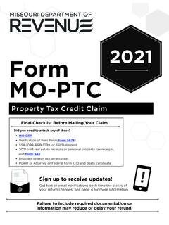 Form 2021 MO-PTC