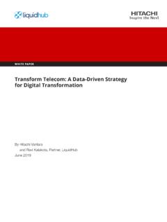 Digital Transformation of Telecom Industry Liquid Hub