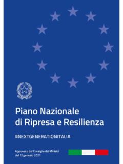 #NEXT GENERATION ITALIA - Governo