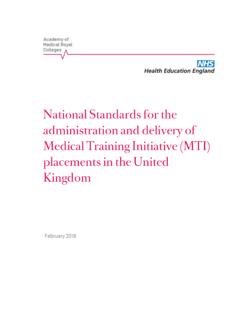 National Standards for the administration and delivery of ...