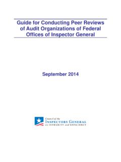 Guide for Conducting Peer Reviews of Audit Organizations ...
