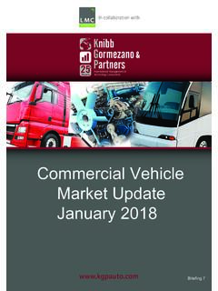 Commercial Vehicle Market Update January 2018 - …