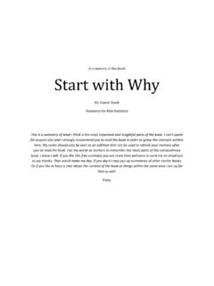Start With Why - Kim Hartman