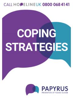Coping Strategies - Papyrus UK