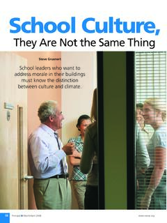 They Are Not the Same Thing - NAESP