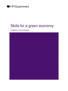 Skills for a Green Economy - GOV.UK
