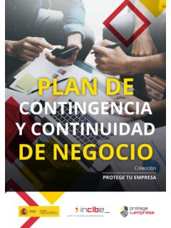Plan de contingencia y continuidad de negocio - INCIBE