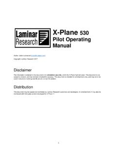 X-Plane 530 Pilot Operating Manual
