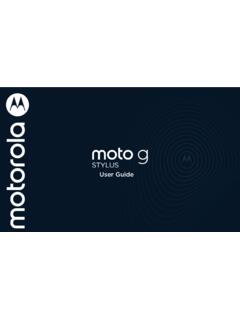 moto g stylus User Guide - Consumer Cellular