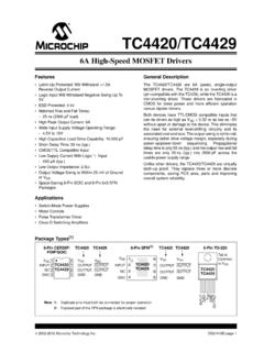 TC4420/TC4429 - Microchip Technology