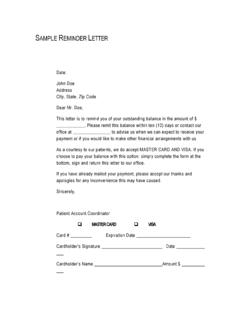 SAMPLE REMINDER LETTER - CAN – Just another …