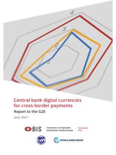 Central bank digital currencies for cross-border payments