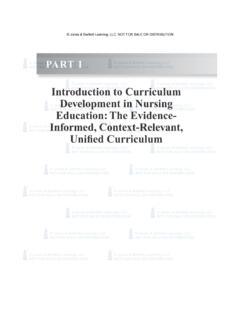 introduction to Curriculum Development in Nursing …