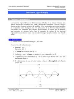 3. Funciones trigonom&#233;tricas - Universidad de Sonora