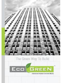 The Green Way To Build - Eco Green Products